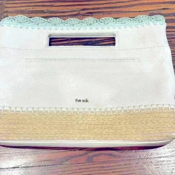 The Sak Handbags - The Sak Linden Hand Crochet Espadrille Handbag NWOT